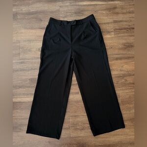 Black Wide-Leg Trousers